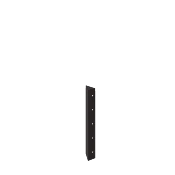 Jardinière en acier - Pièce d'angle 90° - 50 cm - RAL7016 mat (gris anthracite)