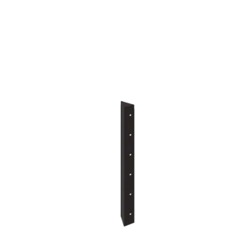 Jardinière en acier - Pièce d'angle 90° - 60 cm - RAL7016 mat (gris anthracite)