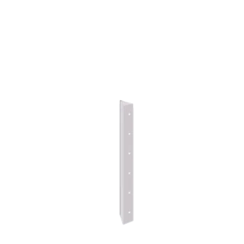 Jardinière en acier - Pièce d'angle 90° - 60 cm - RAL9010 mat (blanc)