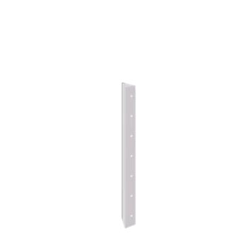 Jardinière en acier - Pièce d'angle 90° - 70 cm - RAL9010 mat (blanc)