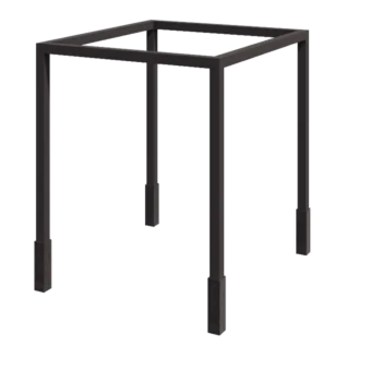 Pergola en acier - Carré - 274 x 250 x 230 cm - Autre couleur RAL - Avec plot béton