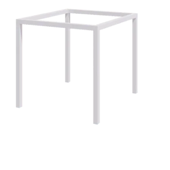 Pergola en acier - Carré - 274 x 250 x 230 cm - RAL9010 mat (blanc) - Sans plot béton