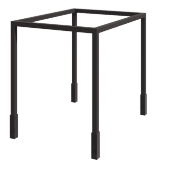 Pergola en acier - Carré - 324 x 300 x 230 cm - Autre couleur RAL - Avec plot béton