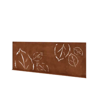 Grillage décoratif en acier Corten N - Panneau 149 x 3 x 60 cm