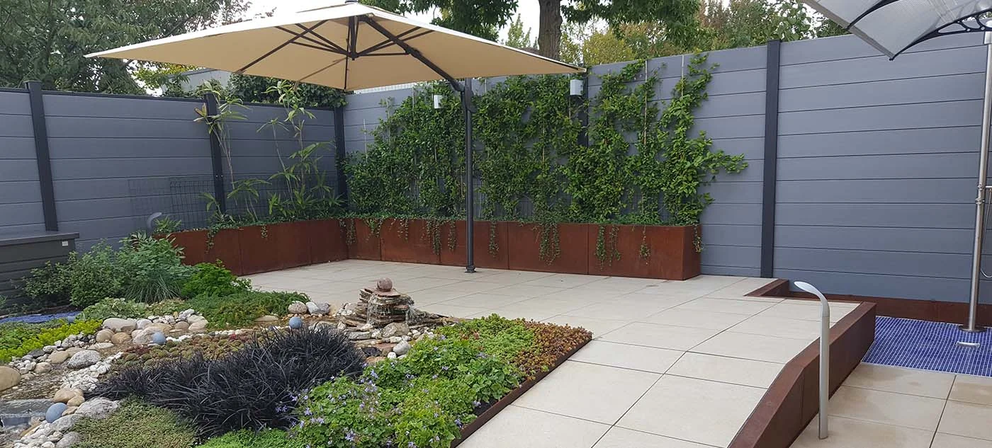 Acier corten dans le jardin : révolution moderne dans le design de jardin